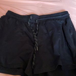 Black womens athletic shorts
